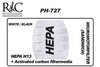 MUNTZ PH-727 HEPA Activated carbon micromotorfilter