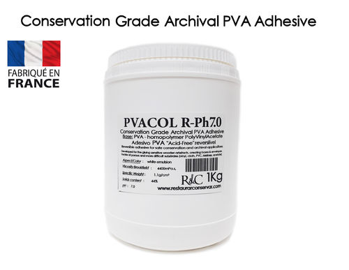 Adesivo PVA Acid-Free Reversível pH Neutro 7.0