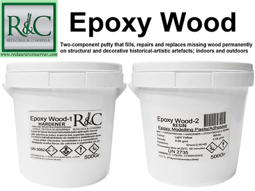 Epoxy Wood Adesivo Estrutural Epoxi Pasta para Modelar
