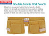 Double Tool and Nail Pouch