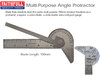 Faithfull Multi Purpose Angle Protractor 100mm