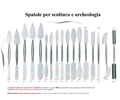 Sculptors and Archeologist Spatulas