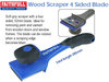 Faithfull Soft-grip Wood Scraper 62mm 4 Sided Blade