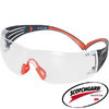 3M SecureFit Protective Eyewear SF400 Clear 3M Red Edition Scotchgard™ Anti-Fog (SGAF) coating