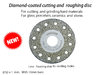 Proxxon Diamond-coated cutting and grinding disc Ø50mm x 1mm, bore 10mm