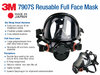 3M 7907S Reusable Full Face Respirator