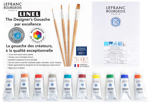 Lefranc & Bourgeois Linel Extra-Fine Gouache 14ml PROMO -20%
