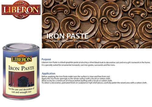 Liberon Iron Paste Renovador de Ferro Fundido