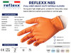 Reflexx N85 Luvas Industriais Full Grip de Nitrilo 50Pcs