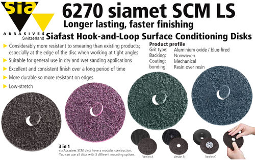 SIA 6270 siamet SCM LS Surface Conditioning Disc