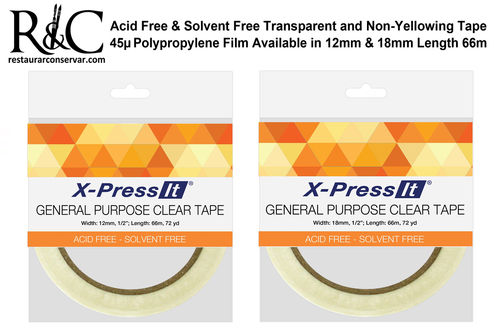 Fita X-Press Transparente Acid-Free para Uso Geral